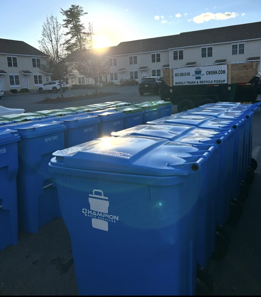 Photo of CWSNH HOA Trash Bins